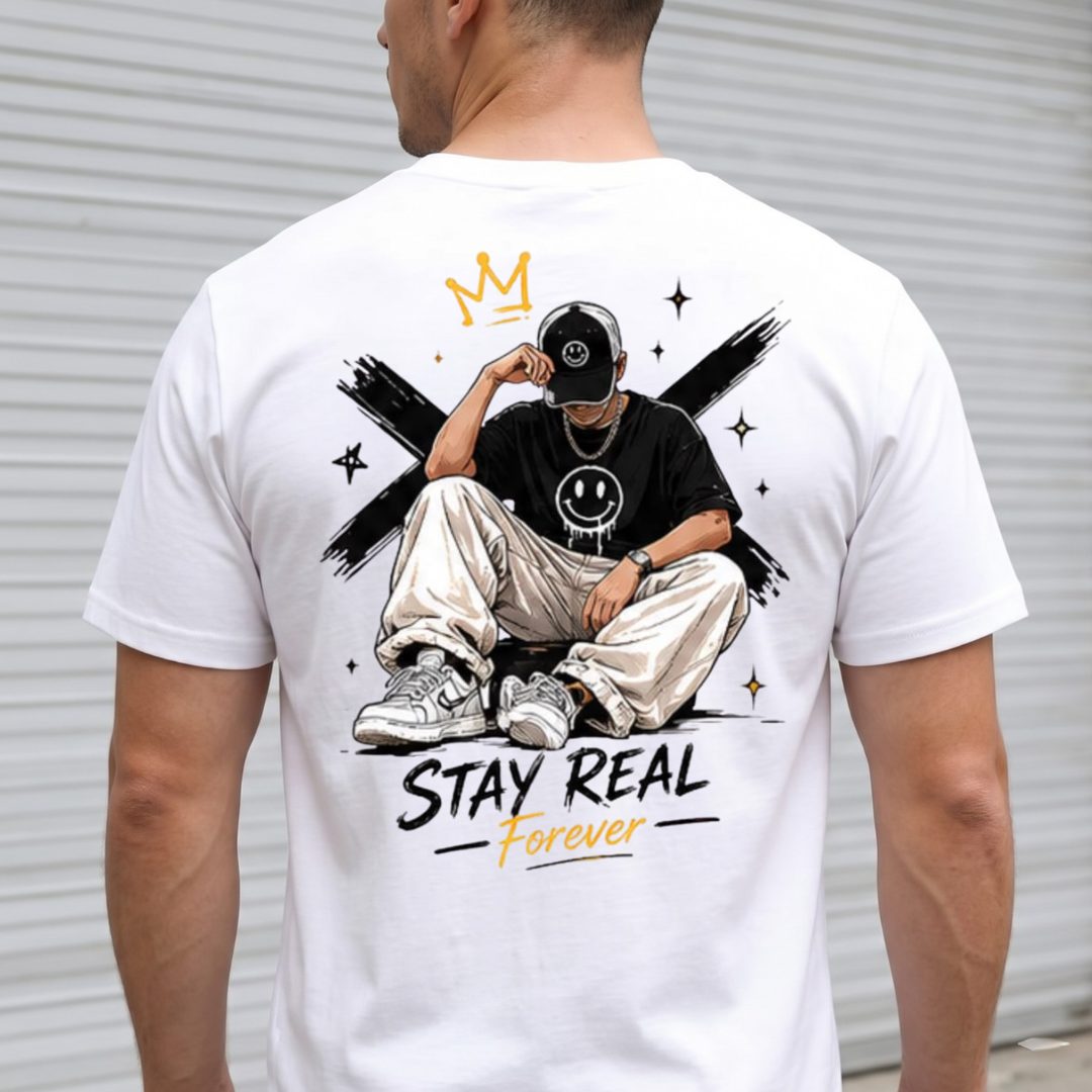 MNW T SHIRT Stay Real Forever
