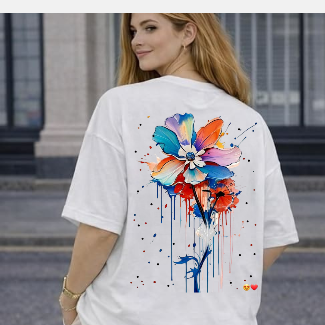 MNW T SHIRT A Splash of Color