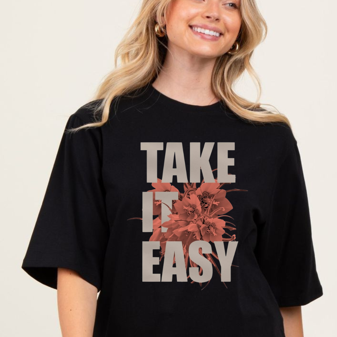 MNW The Take It Easy Oversized Graphic Tee 🥀✨