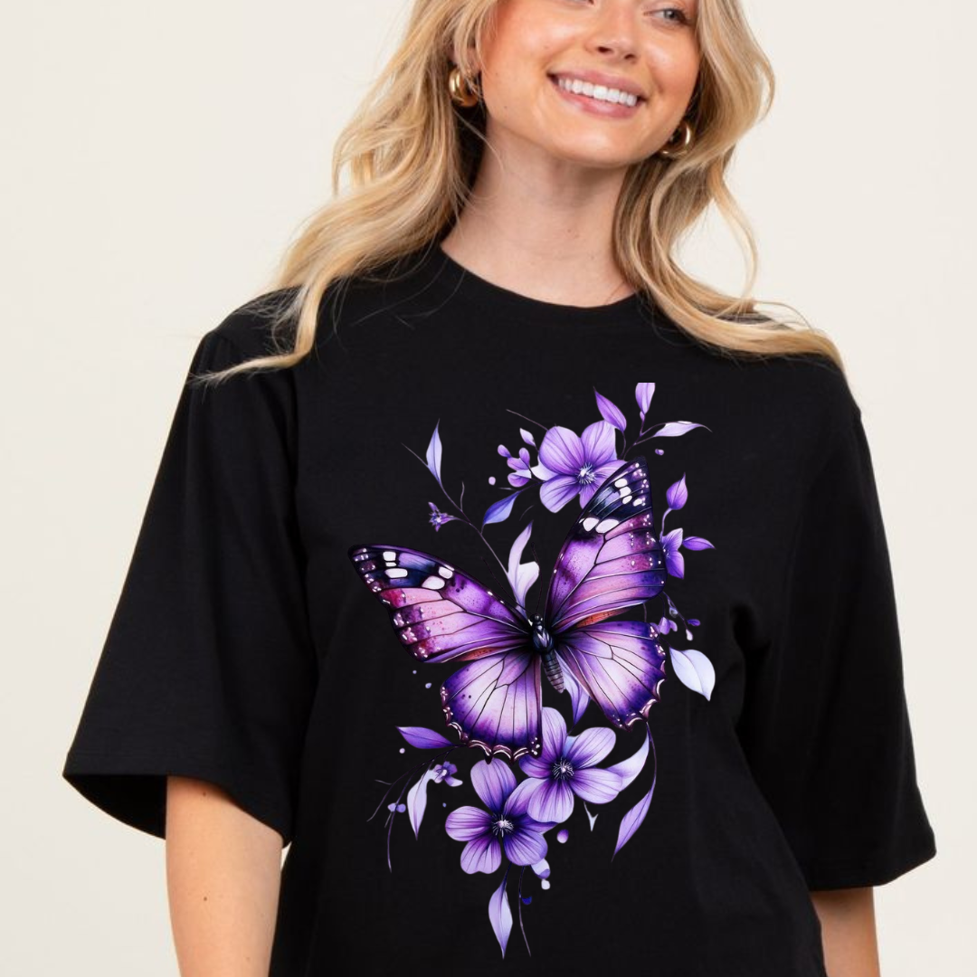 MNW T SHIRT floral blossoms