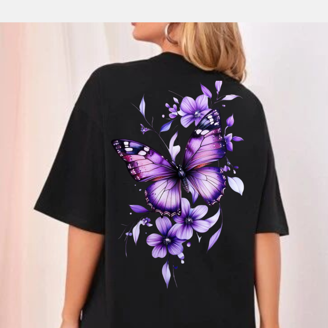 MNW The Purple Monarch Back-Print Oversized Tee 🦋✨