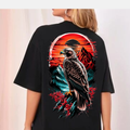 MNW The Golden Eagle Sunset Back-Print Oversized Tee 🌅🔥