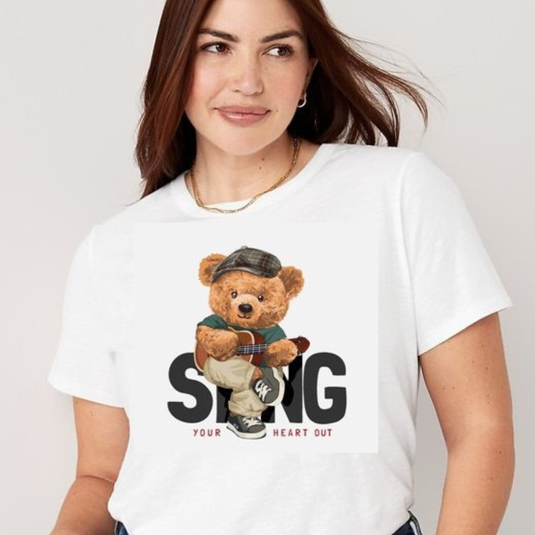 MNW The SING Your Heart Out Teddy Tee