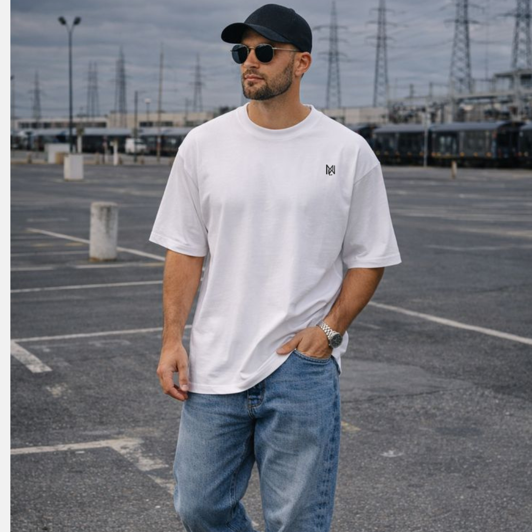 MNW T SHIRT WHITE PLAIN