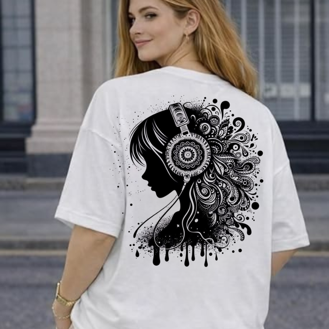 MNW The Lofi Girl Zentangle Tee