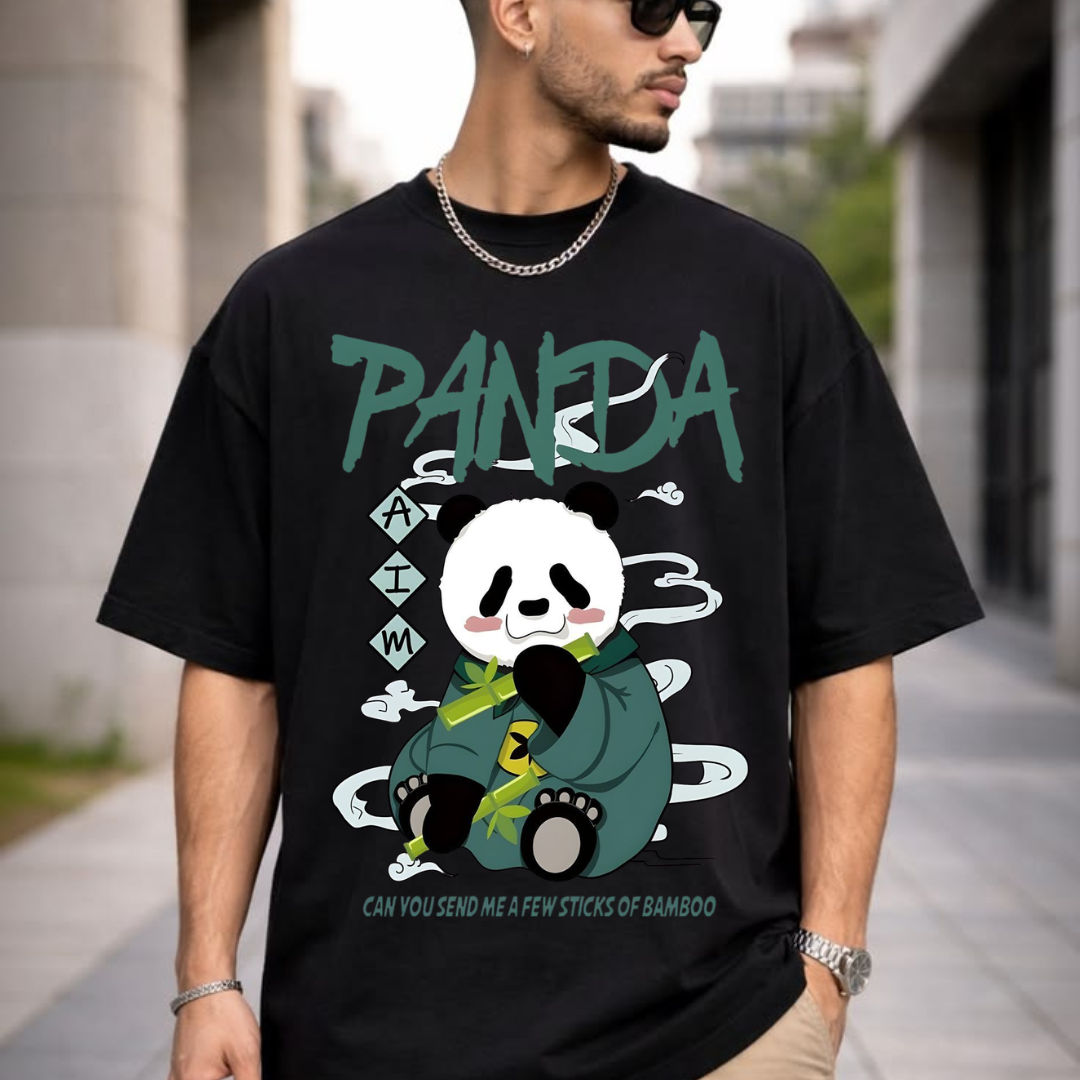 MNW The Oversized "Panda Tee 🎋