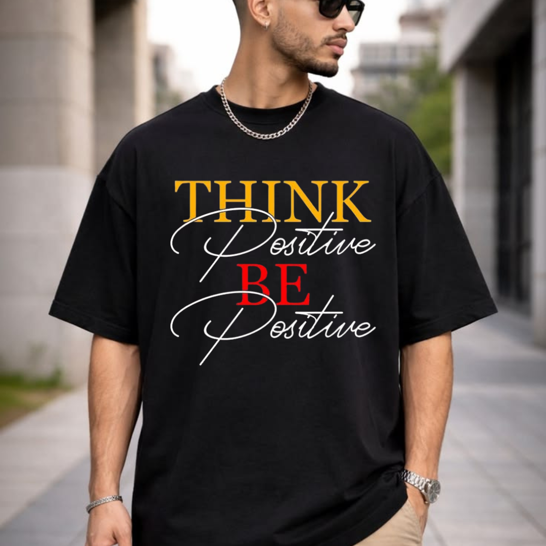 MNW The THINK POSITIVE Oversized Tee 🧠✨