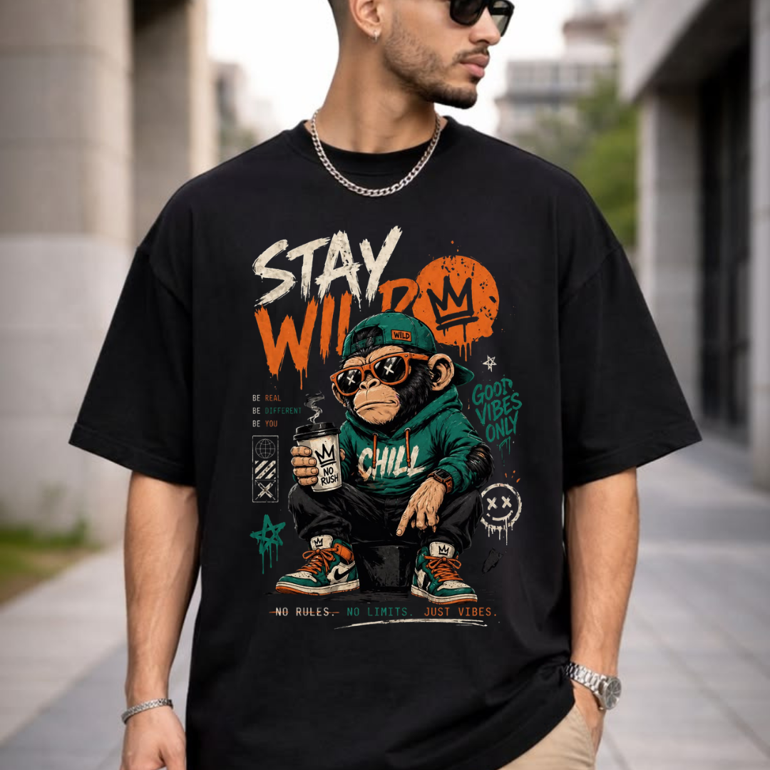 MNW The STAY WILD Oversized Tee