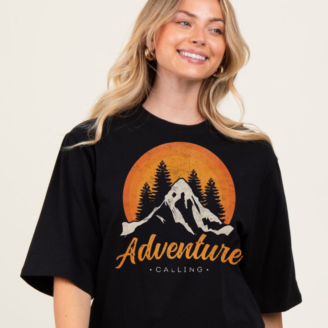 MNW The Ultimate Retro Mountain Graphic Tee 🌅🌲