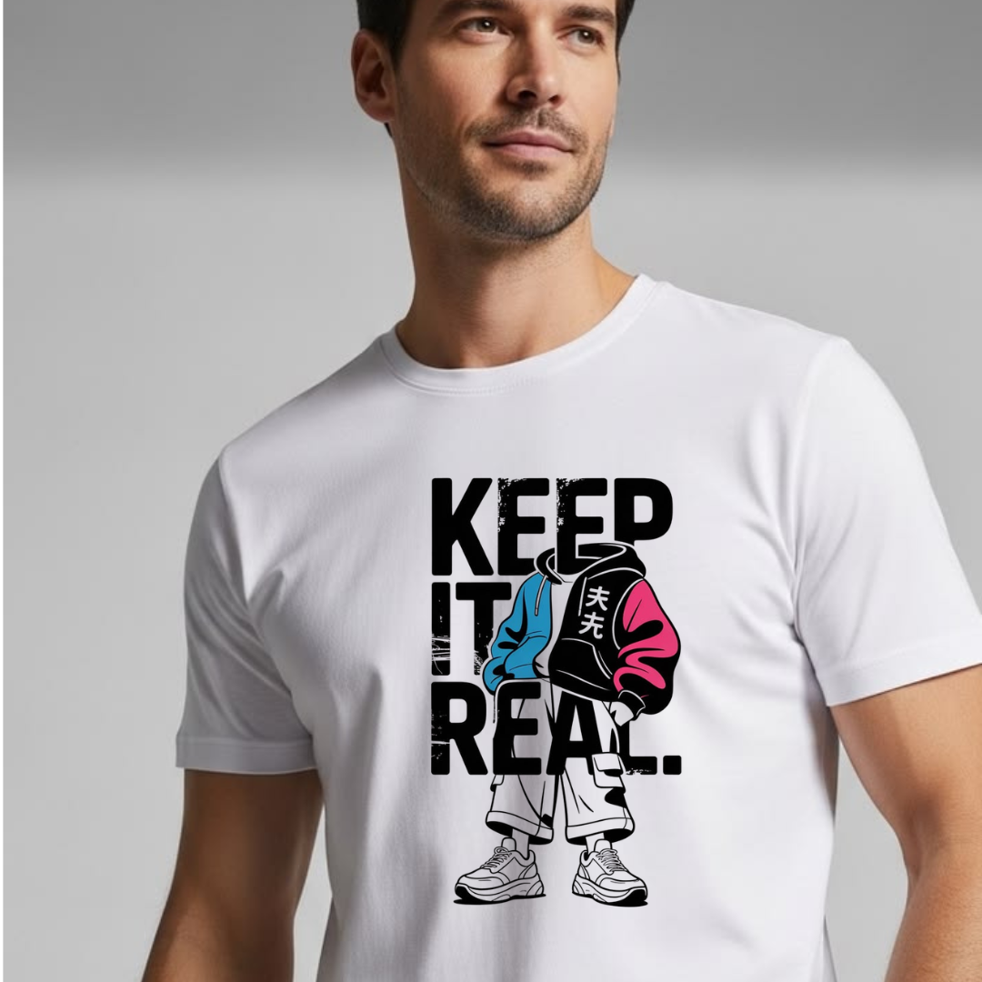 MNW MEN No Cap No Fakes: Keep It Real T shirt