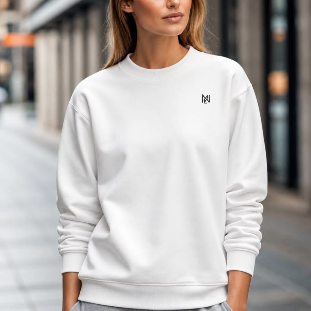 MNW WOMEN Sweatshirt he Minimalist  Clean Aesthetic