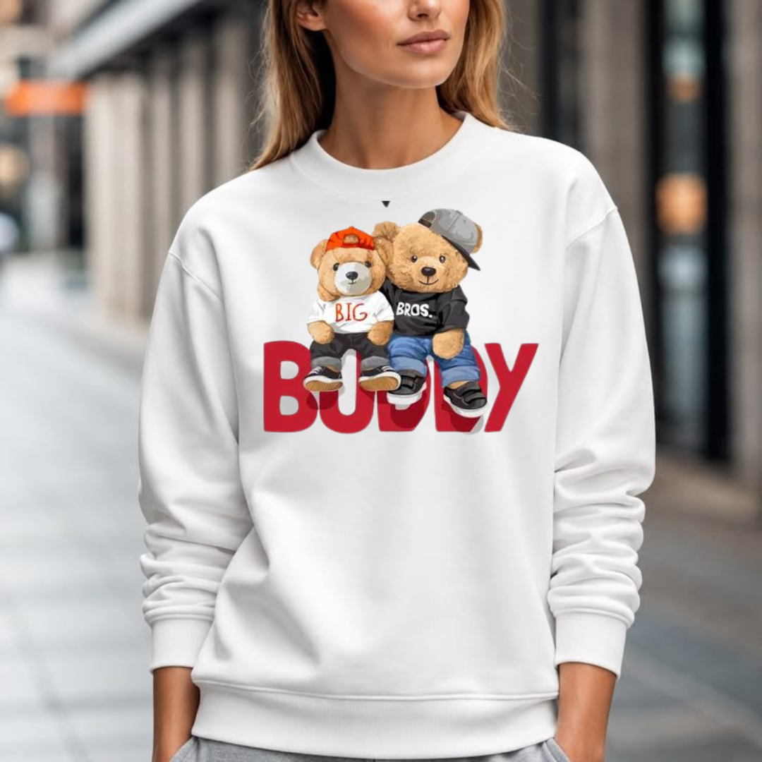 MNW WOMEN Sweatshirt Dynamic duo energy.