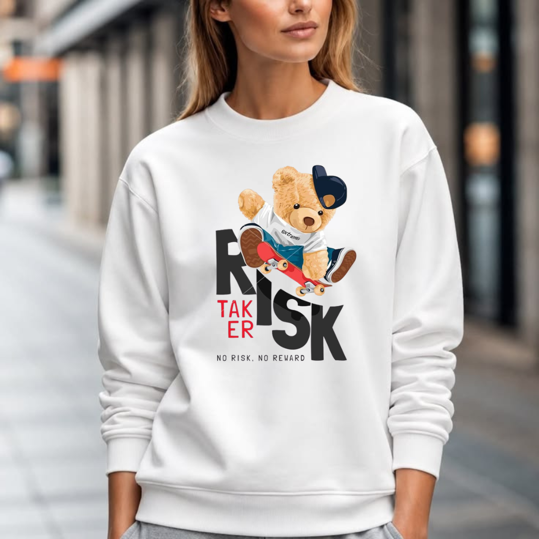 MNW WOMEN Sweatshirt No risk no reward.