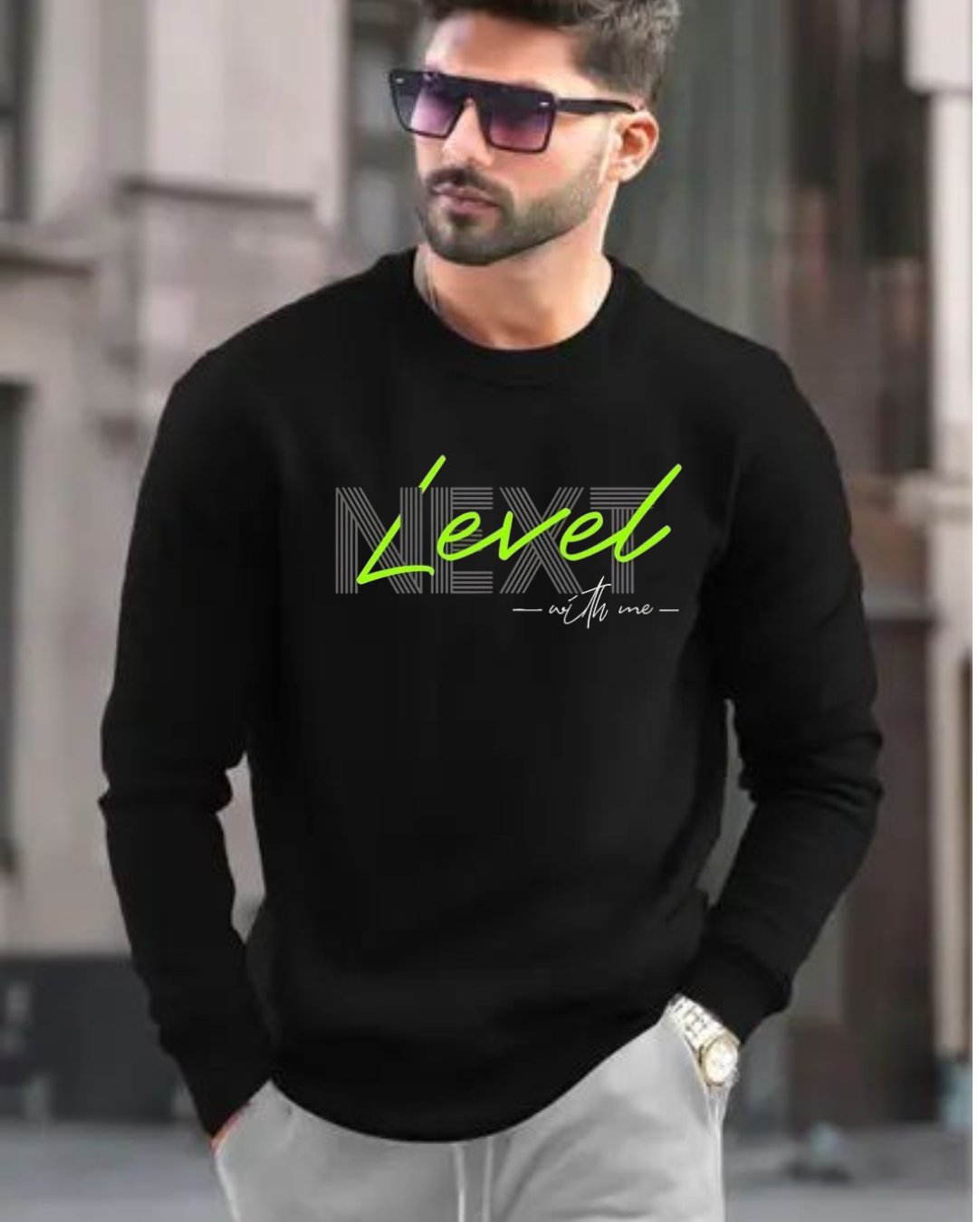 MNW Sweatshirt Always Evolving Next Level Unlocked