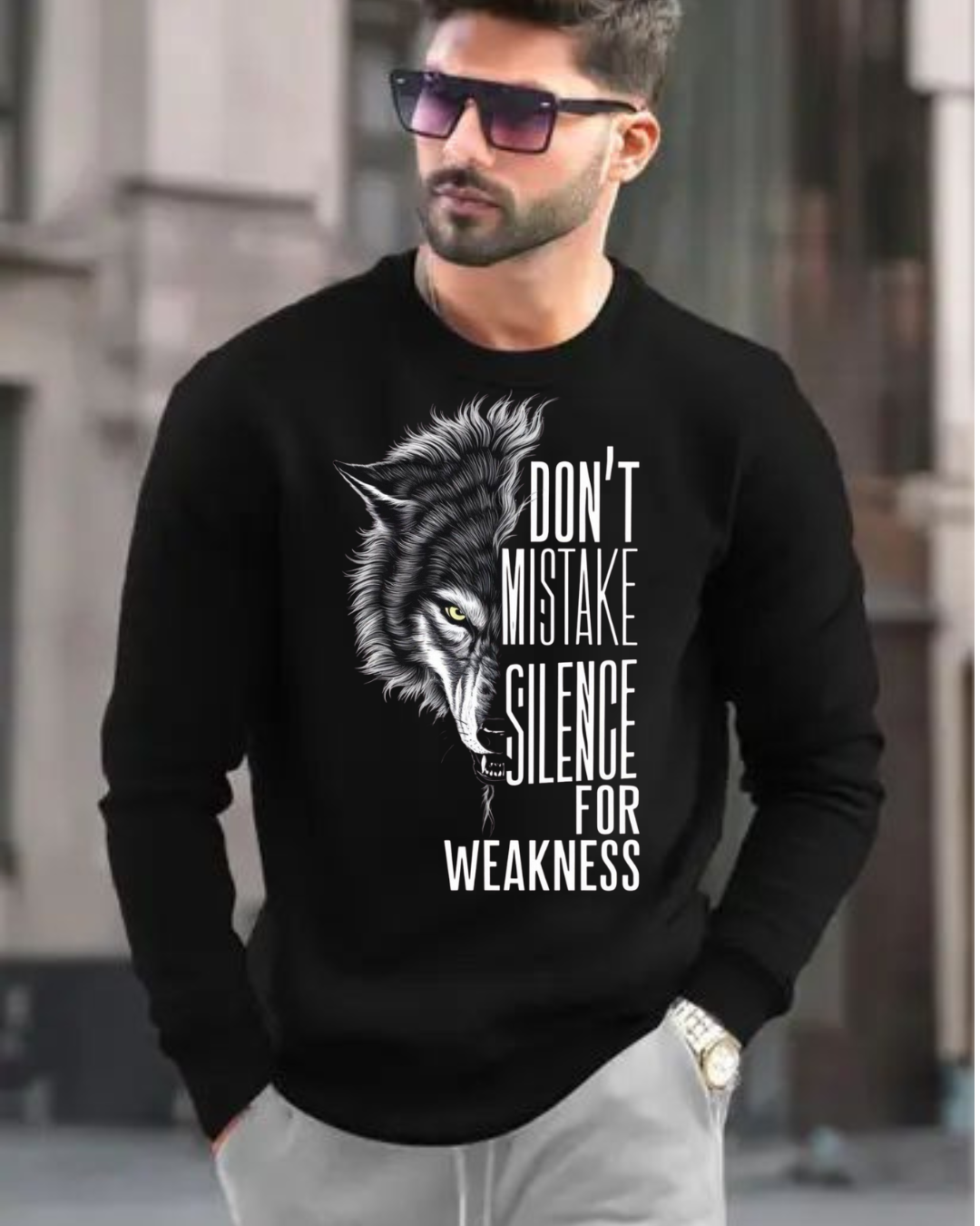 MNW Sweatshirt Quiet power speaks the loudest
