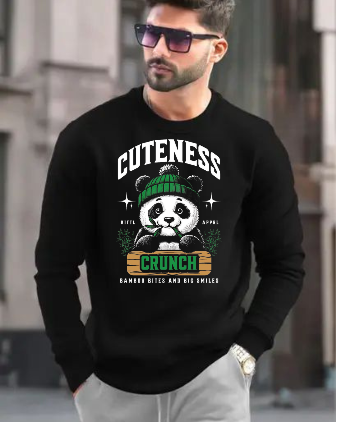 MNW Sweatshirt Chill Vibes. Fresh Graphics