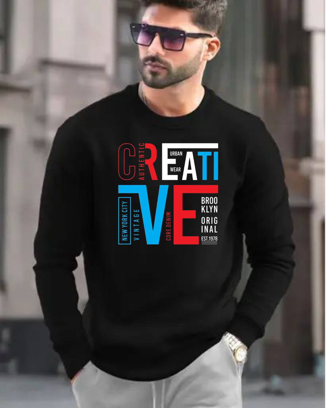 MNW Sweatshirt The Blueprint of Urban Style