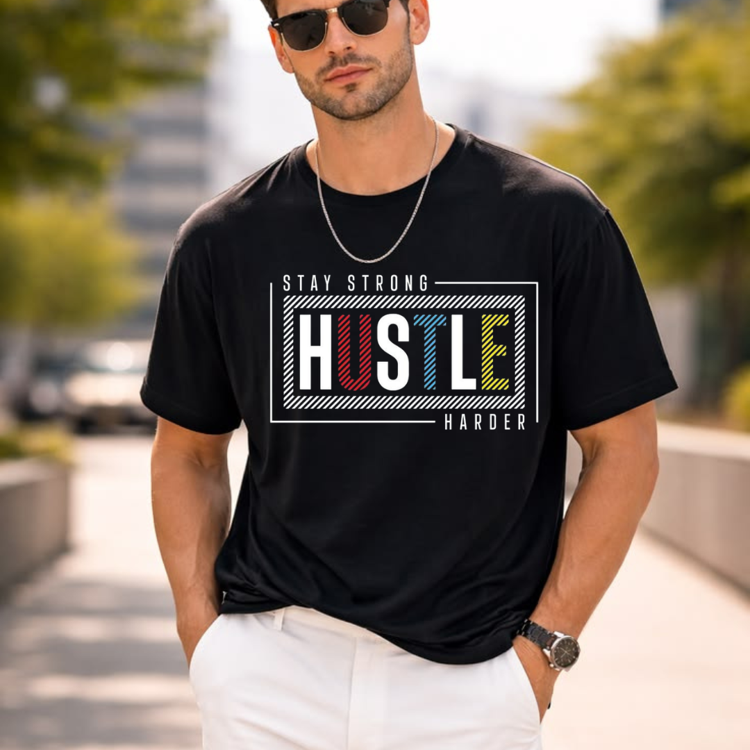MNW T SHIRT HUSTLE